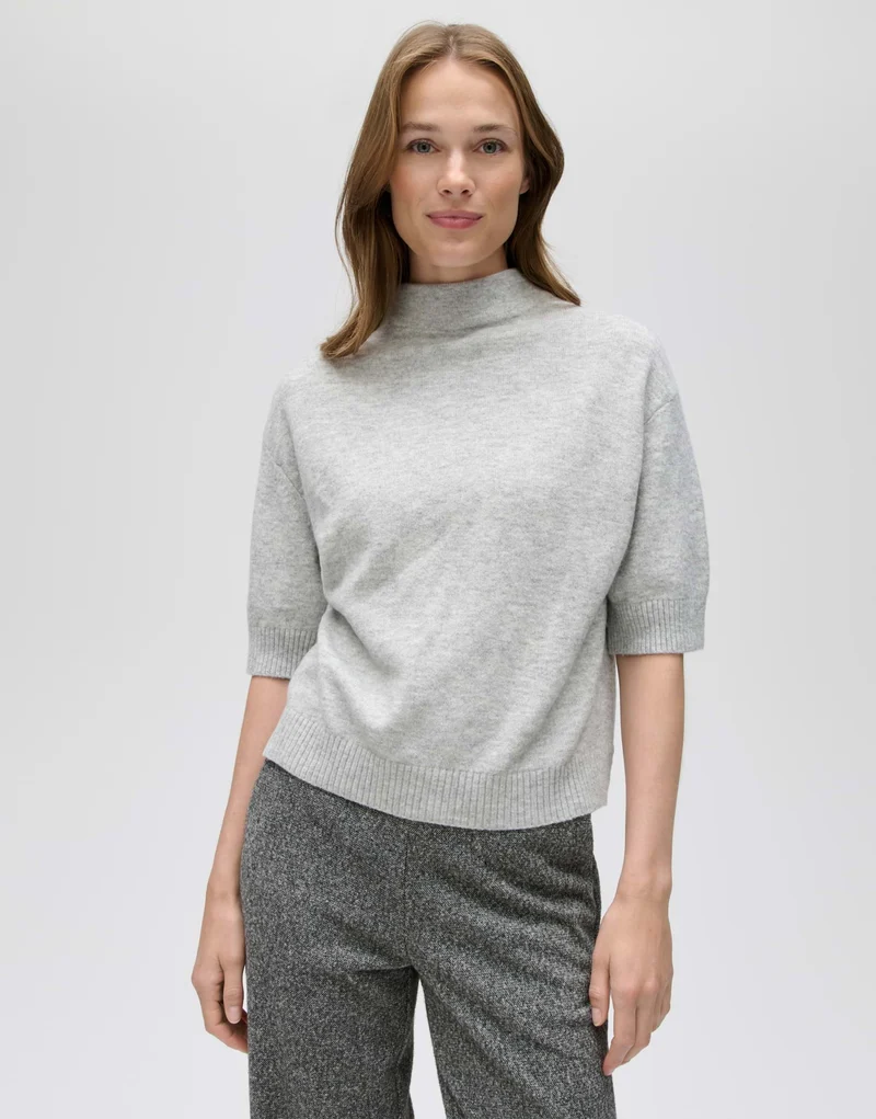 PIFKO Boxy Strickshirt mit Wollanteil