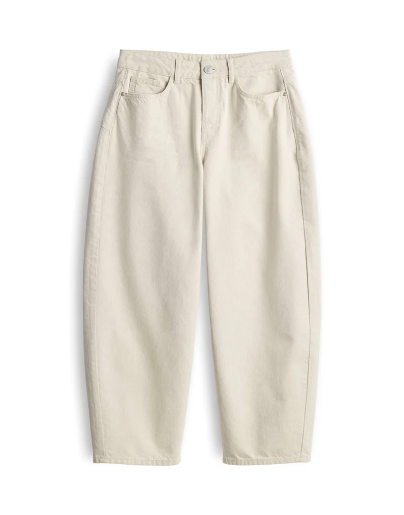 LOLAH NATURAL Barrel-Leg-Jeans