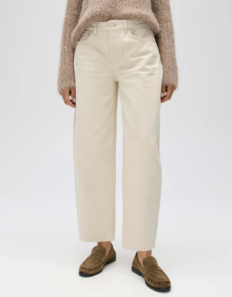 LOLAH NATURAL Barrel-Leg-Jeans