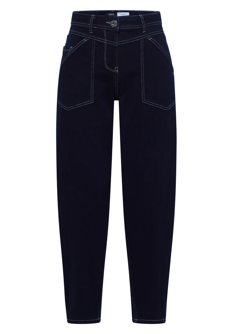 SCARLETT Barrel Leg Jeans mit Patch-Pockets