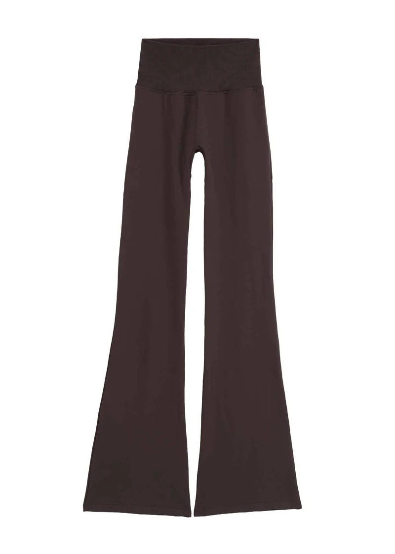 Shape Seamless Flare Tights in Chocolate
