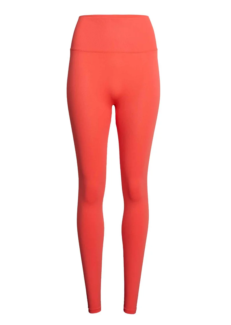 Shape Seamless Tights in Tangerine