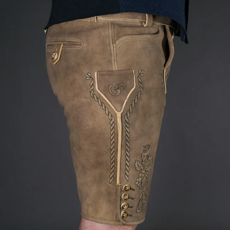 Datschi Trachten Lederhose Anton Sämisch Sand/Beige