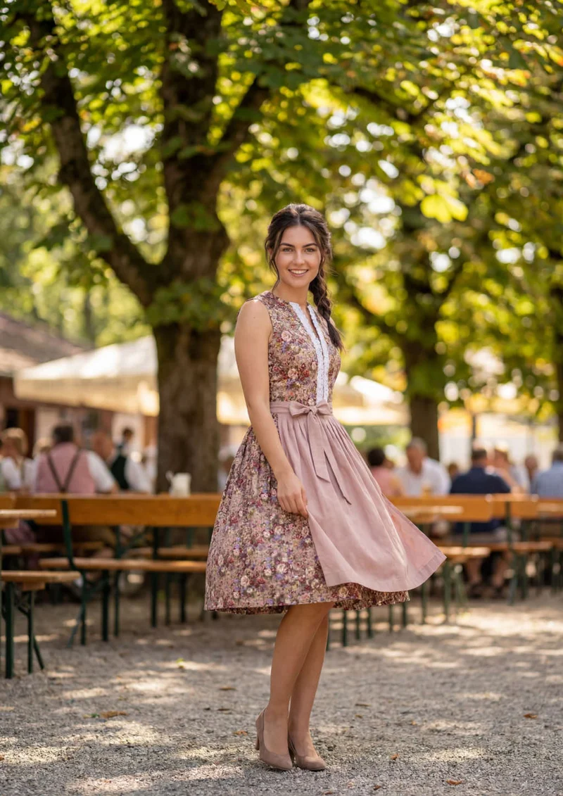 Dirndl "wilde Rose"