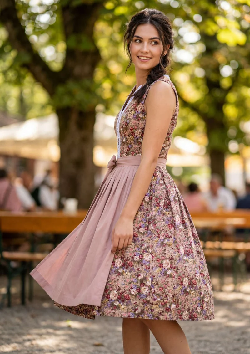 Dirndl "wilde Rose"