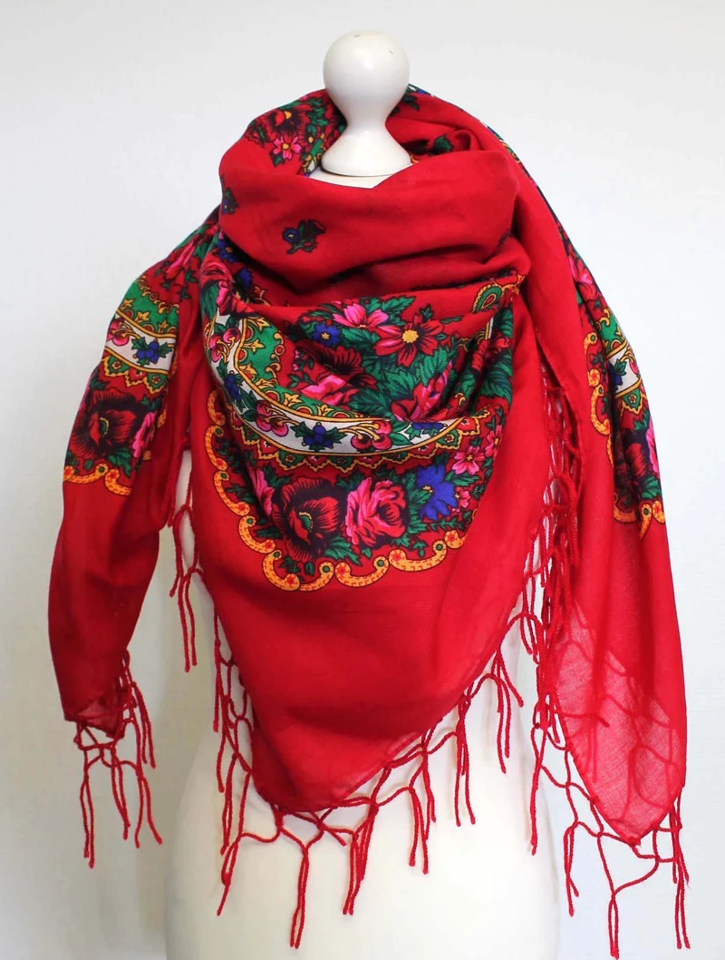 Folklore Tuch rote Zora