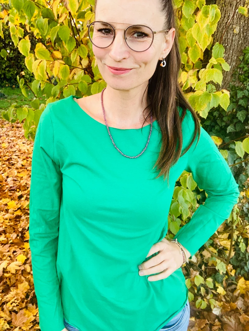 langarm Shirt froschgrün