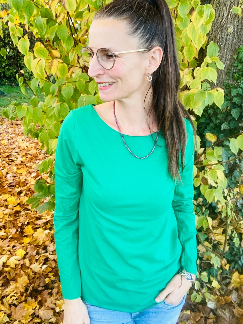 langarm Shirt froschgrün