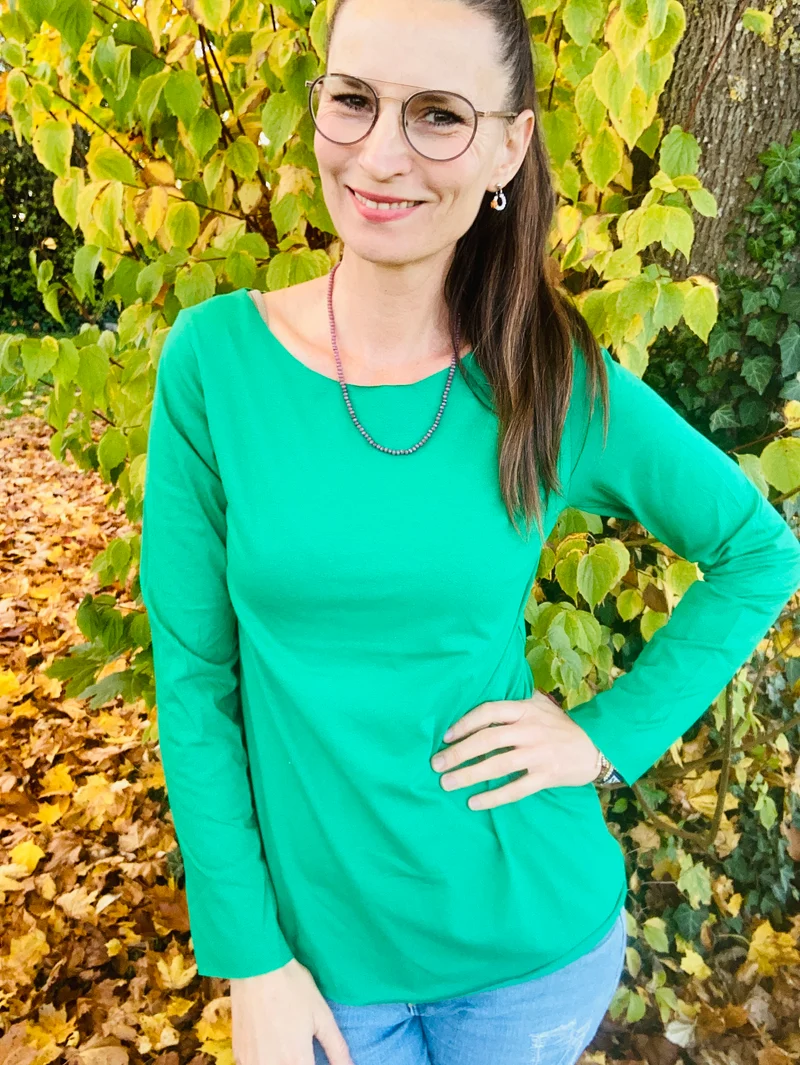 langarm Shirt froschgrün