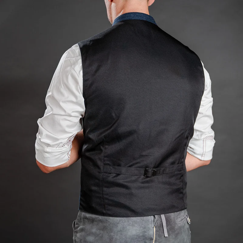 Datschi Trachten Trachtenweste Rupert Blau