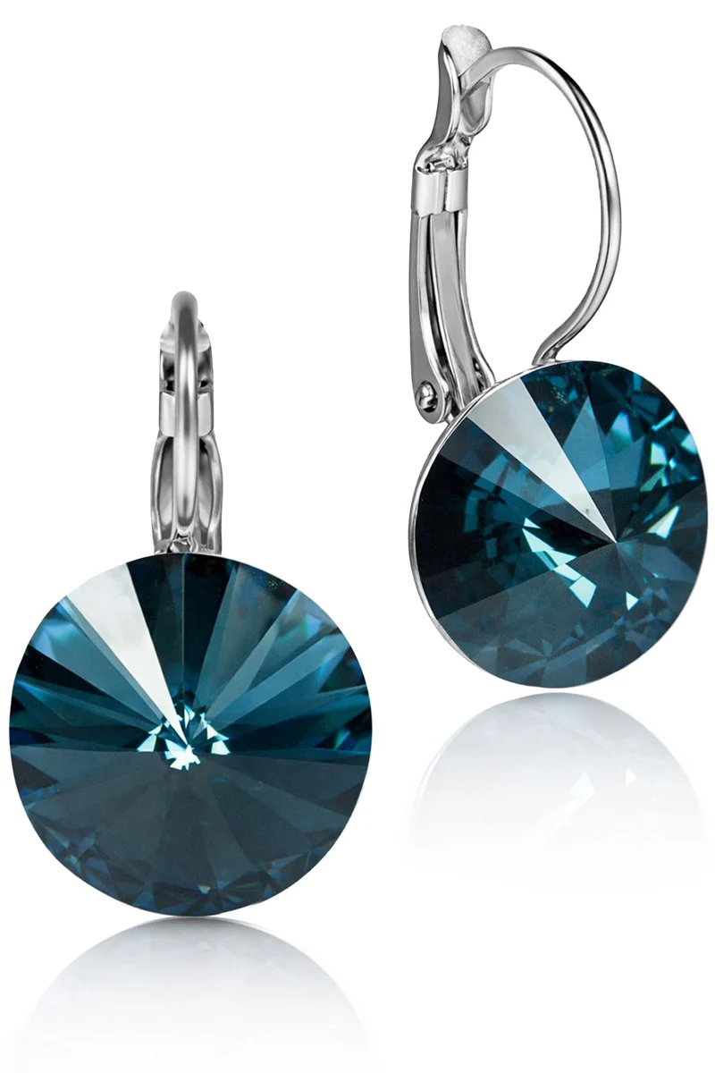 LUISIA® Ohrringe Rivoli mit Kristallen von Swarovski® - 12 mm | Montana