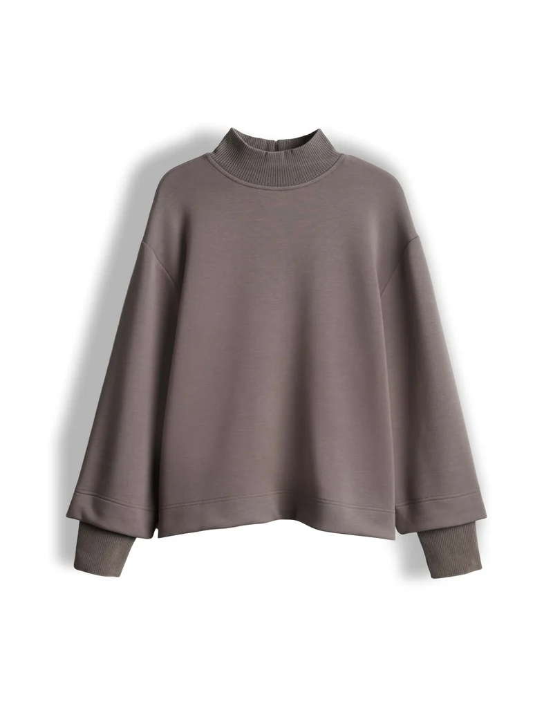 GLUBA CLUB Sweatshirt mit Rippbündchen