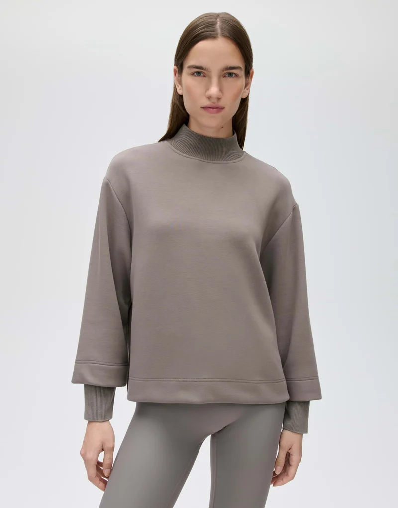 GLUBA CLUB Sweatshirt mit Rippbündchen