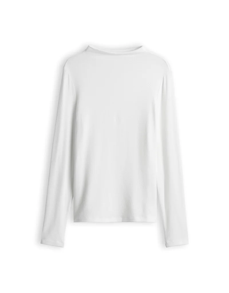 SOSEMIN Longsleeve mit Funnel Neck