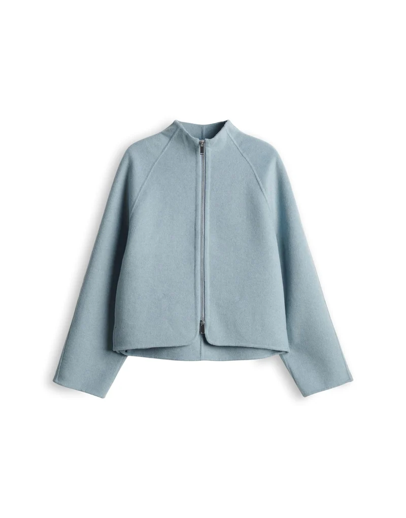HELISU Doubleface Jacke im Woll Mix