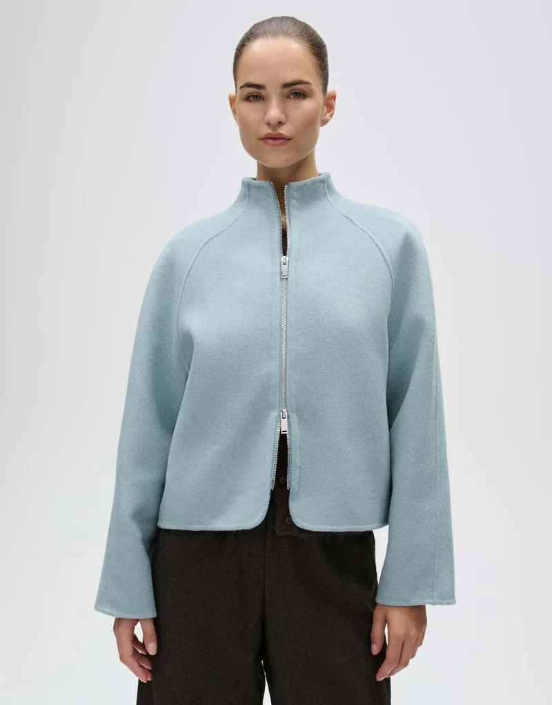 HELISU Doubleface Jacke im Woll Mix