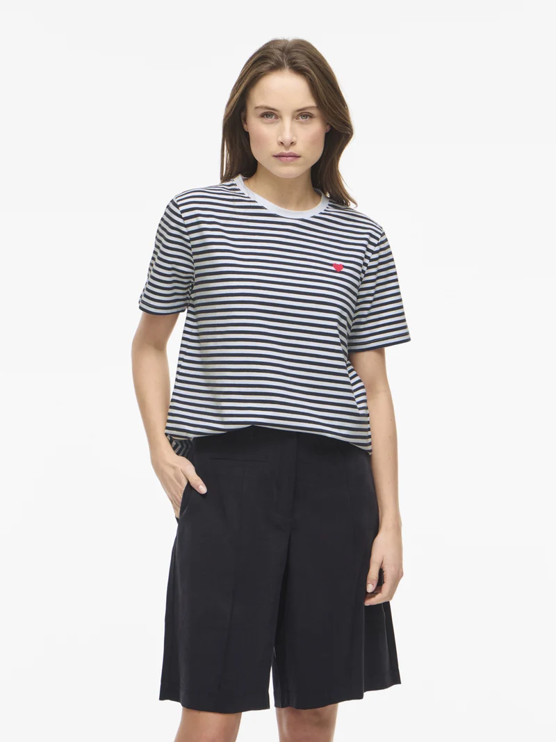 VINORA T-Shirt mit Streifenmuster