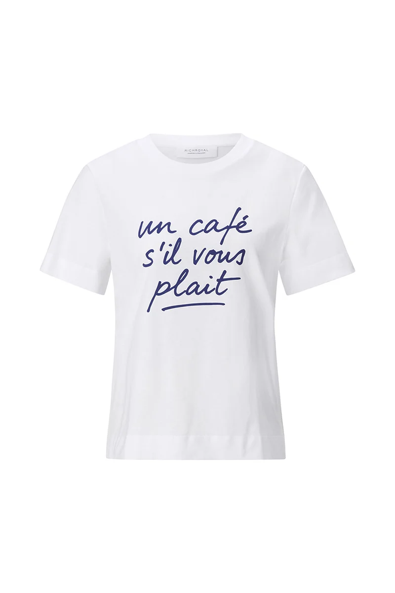 T-Shirt mit Statement-Print