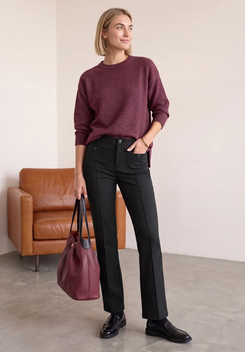 BLAIRE High-Waist-Bootcut-Hose