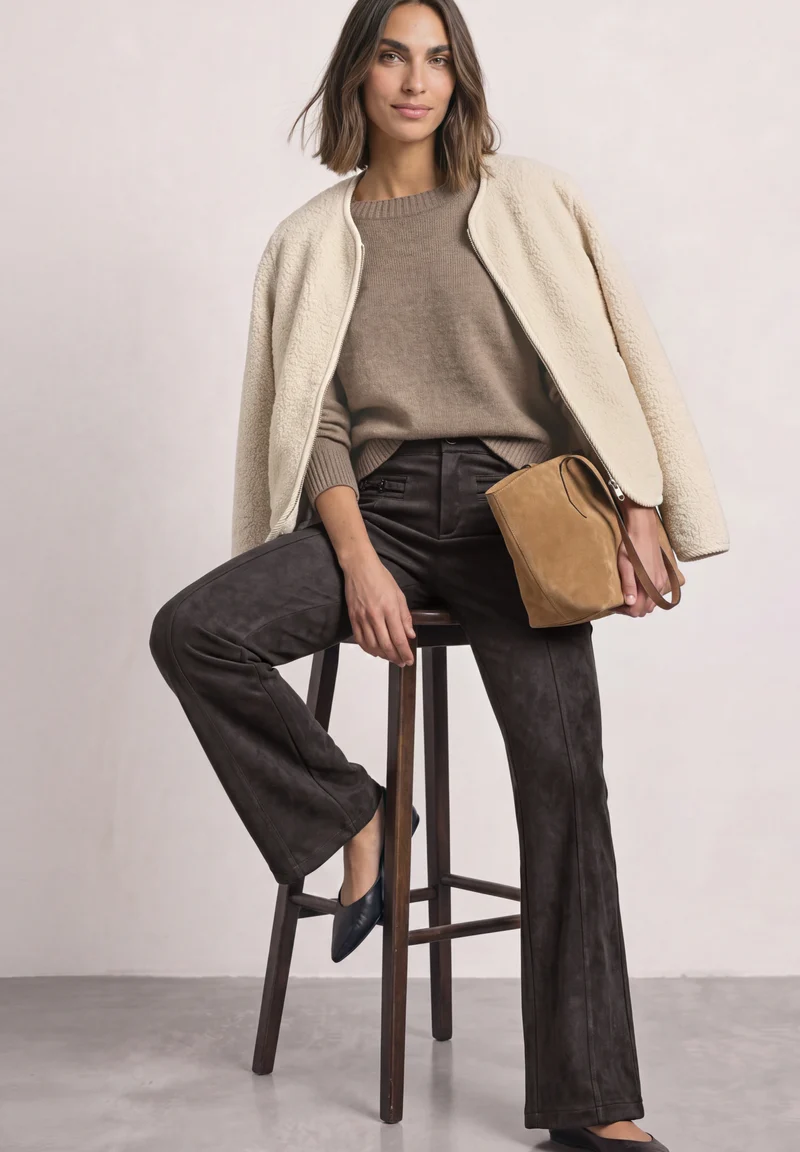 BLAIRE Bootcut Velourshose