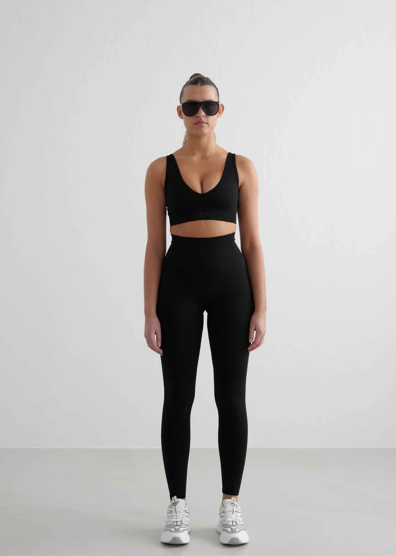 Shape Seamless Tights in Schwarz