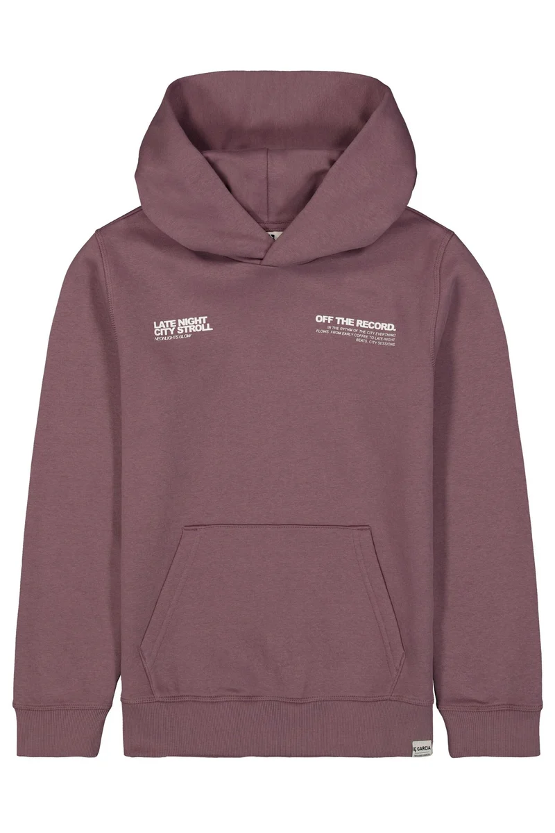 Hoodie mit Brust- und Rückenprint