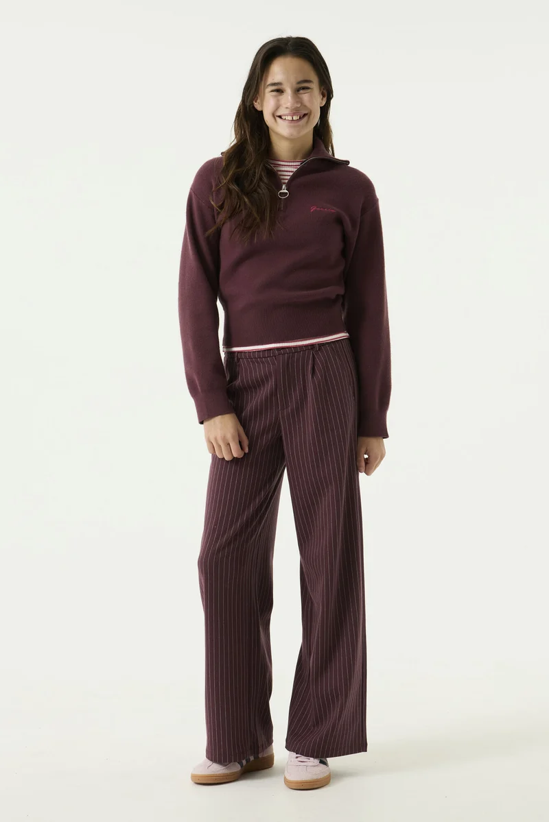 Jacquard-Hose mit Streifenmuster