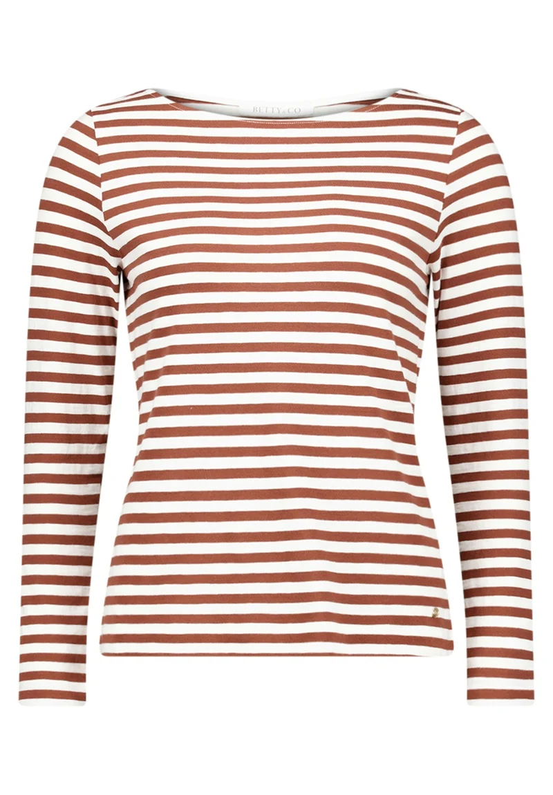 Ringelshirt mit U-Boot-Ausschnitt