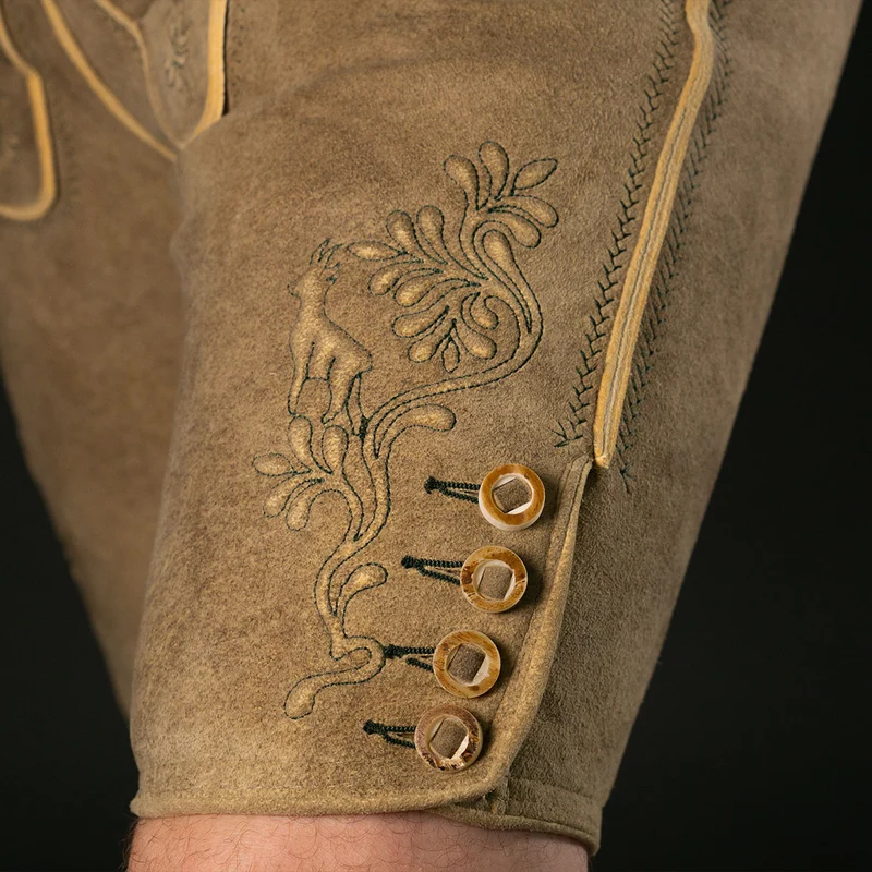 Datschi Trachten Hirschlederhose Gamskogel sämisch