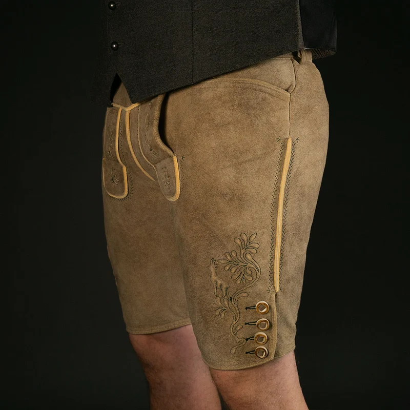 Datschi Trachten Hirschlederhose Gamskogel sämisch