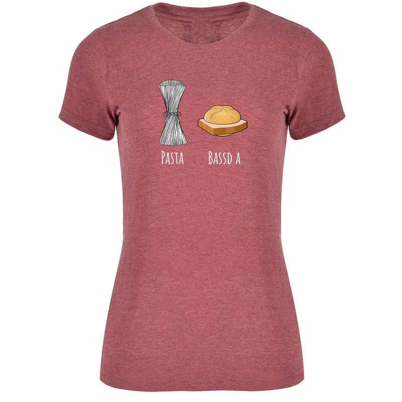 Pasta - Bassd a Leberkas Damen Tshirt