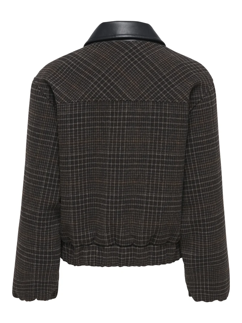ONLMIKA Cropped-Jacke im Karomuster