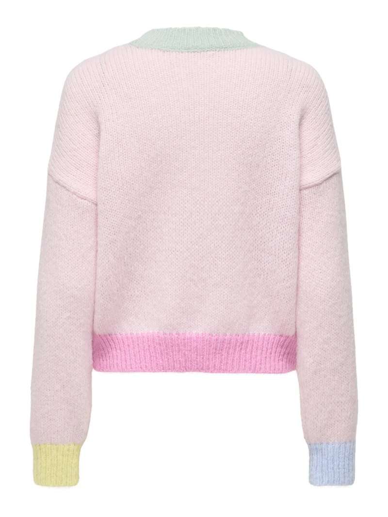 ONLOLINA Pullover mit Colorblock-Design