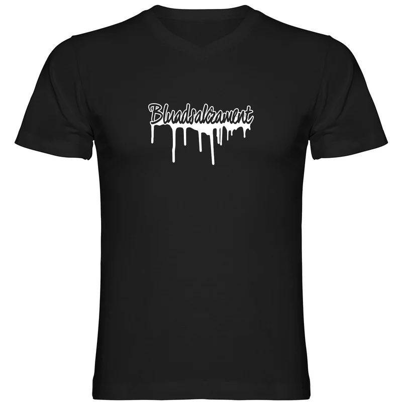 Bluadsakrament Herren Tshirt V-Ausschnitt