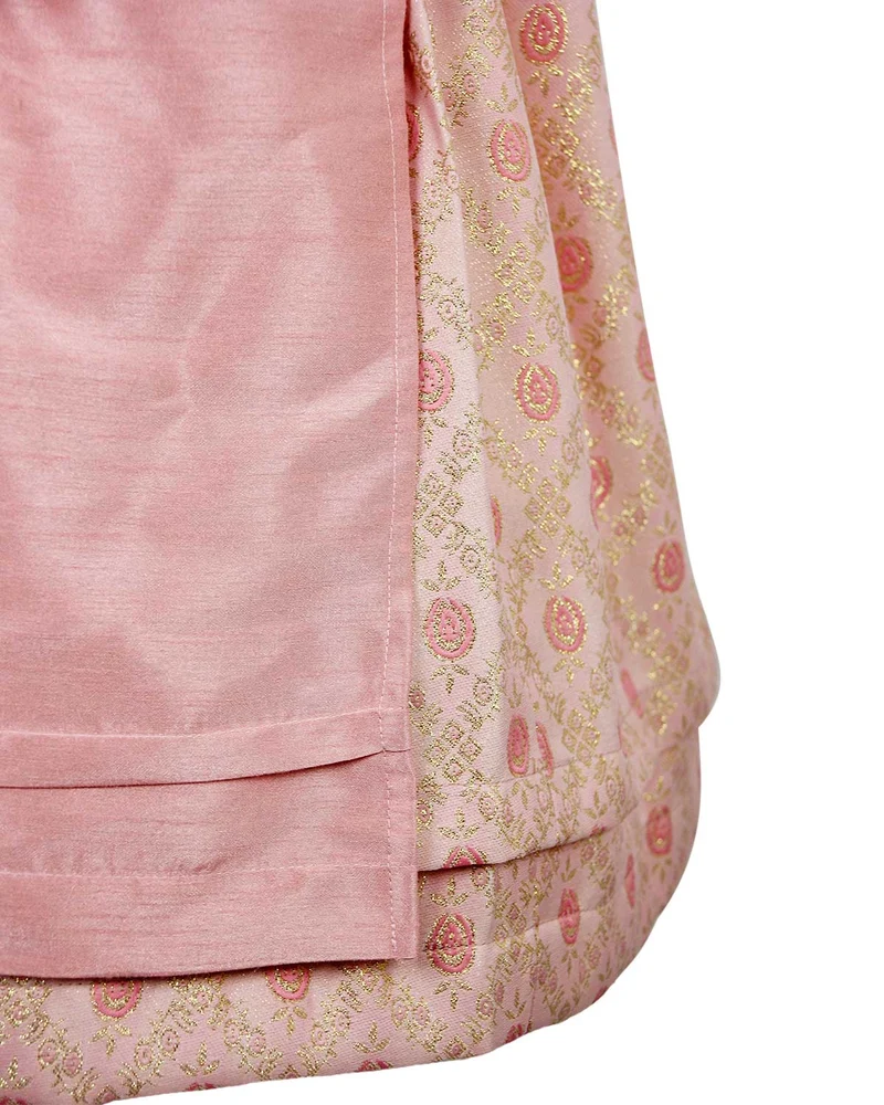 MADDOX Kinder Dirndl "Gabriella" 3-tlg. mit Bluse und Schürze | Rosa Glitzer