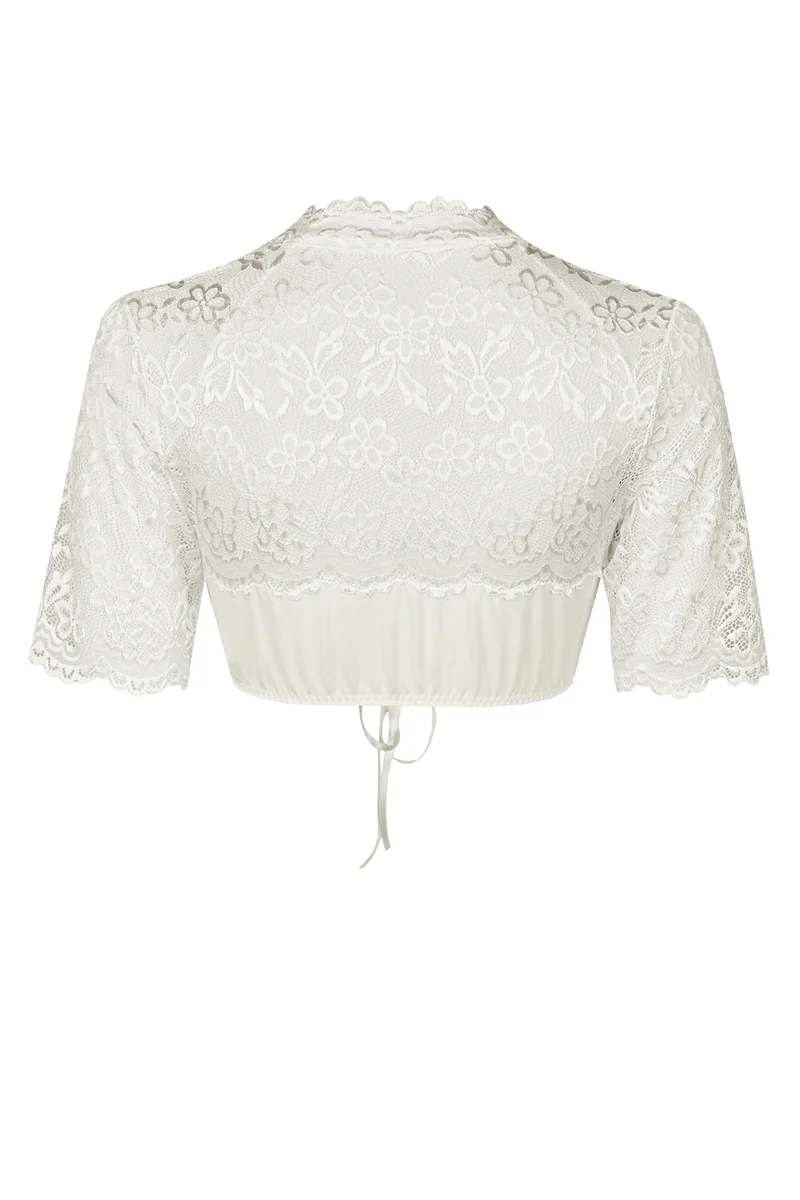Nina von C. Halbarm Spitzen Dirndlbluse "Melina" 16467326 | Champagner