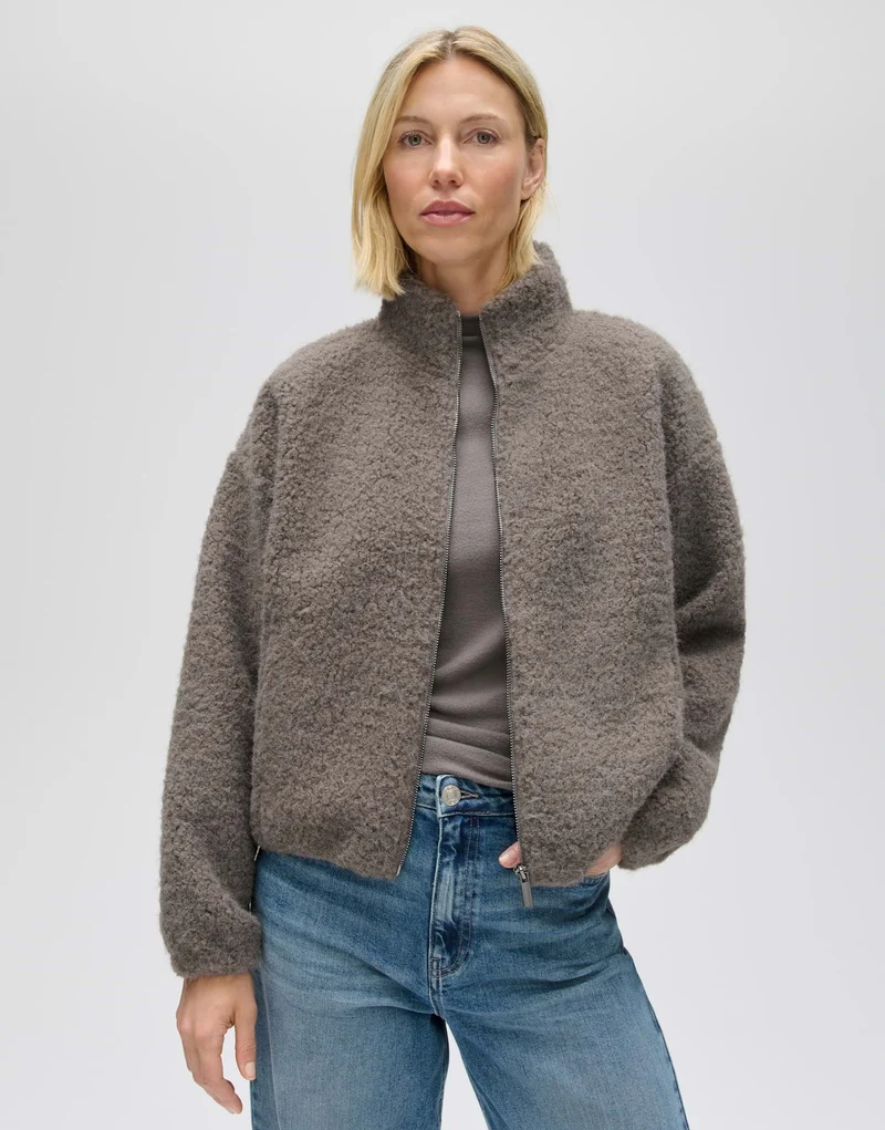 GOLLIMER Blousonjacke aus Teddyfell