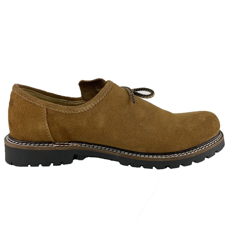 MADDOX Haferlschuhe "Altdorf" Veloursleder | Nuss Hellbraun