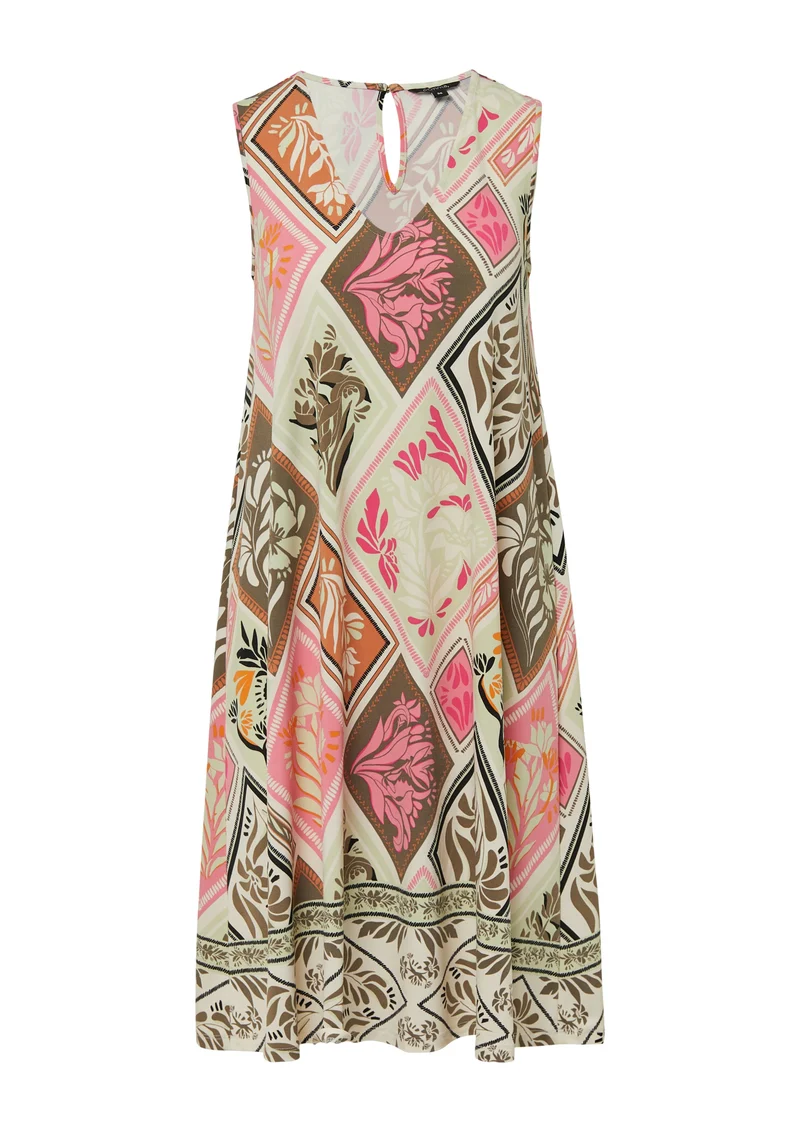 Jerseykleid mit All-over-Print