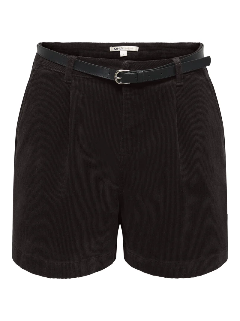 ONLZEVA HW Cordshorts mit Gürtel