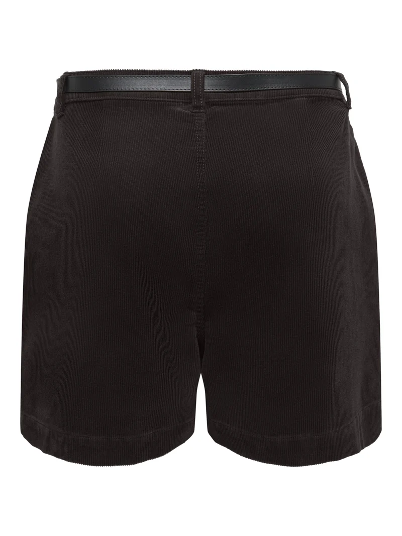 ONLZEVA HW Cordshorts mit Gürtel