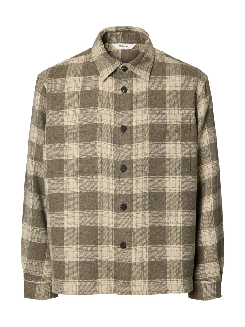 Hemdjacke im Wollmix