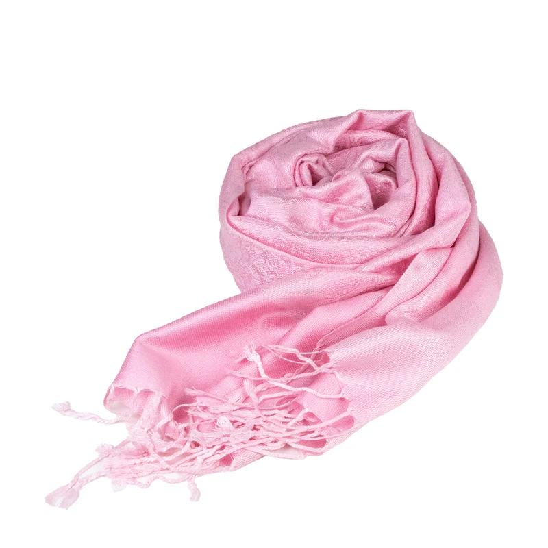 Halstuch aus Viscose - Stola Schal 185 x 70 cm | Rosa