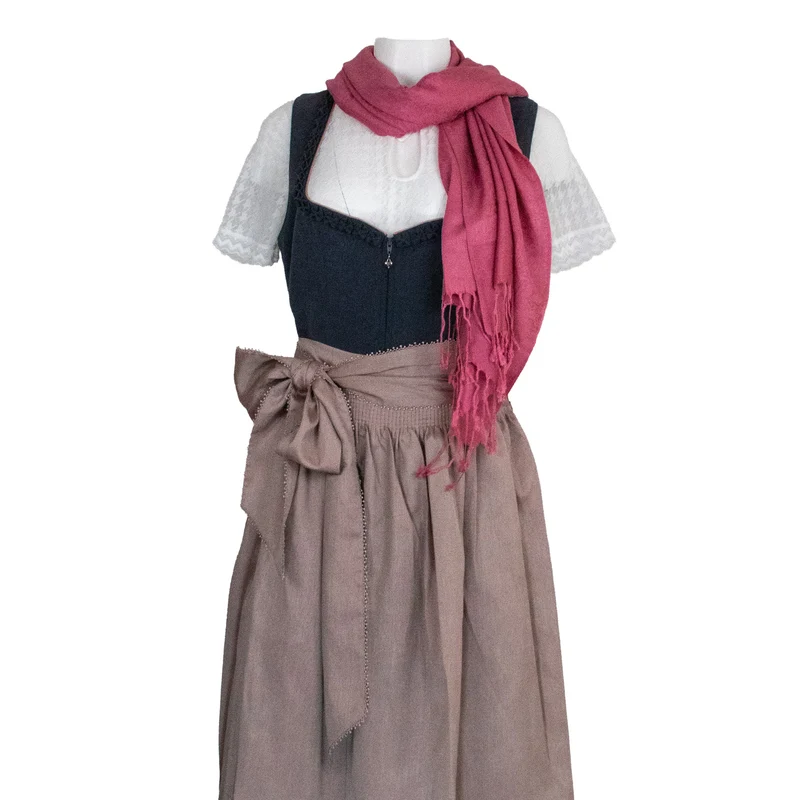 Halstuch aus Viscose - Stola Schal 185 x 70 cm | Rosa