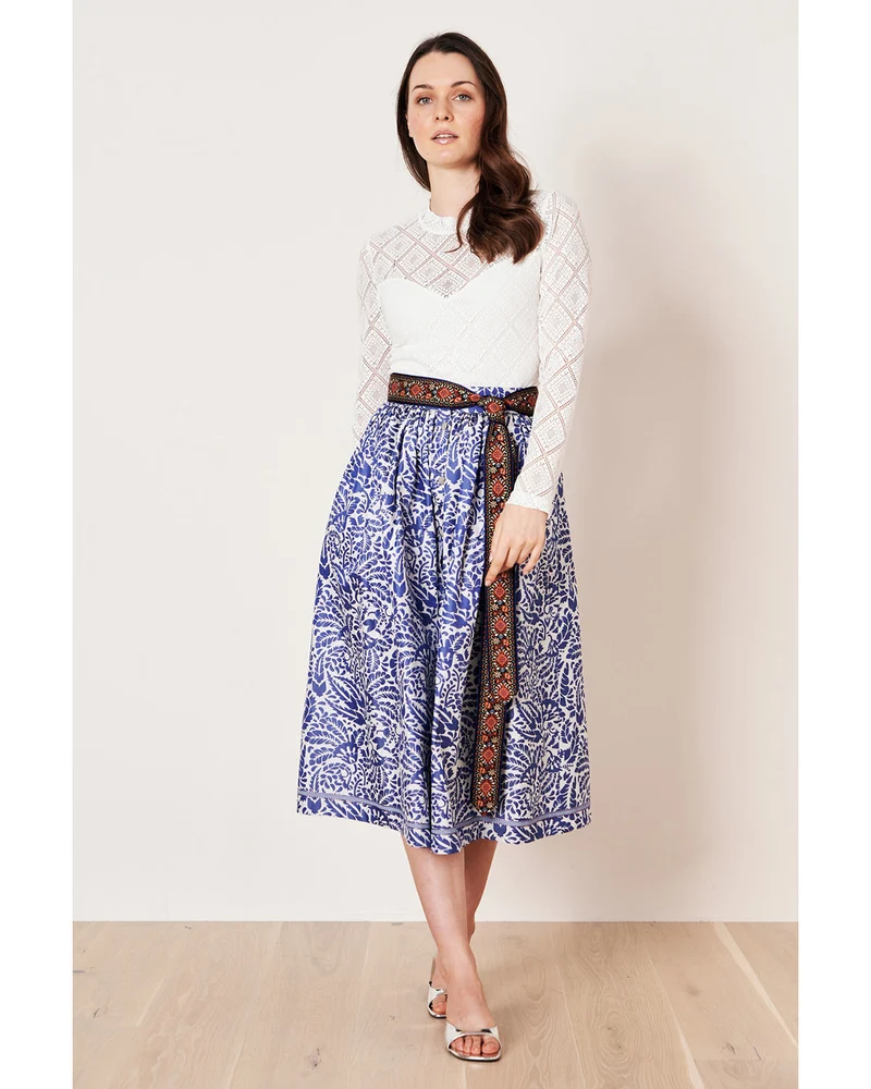 Krüger Collection Damen Trachtenrock "Janita" 264167 | Blau