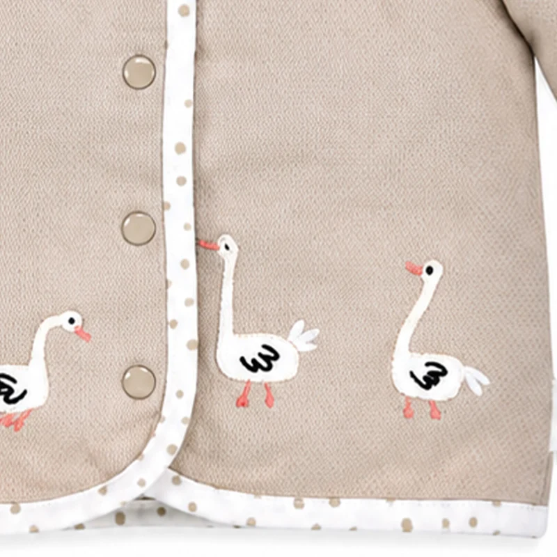 BONDI Baby Wendejacke "Gänschen" 93955 | Cappuccino