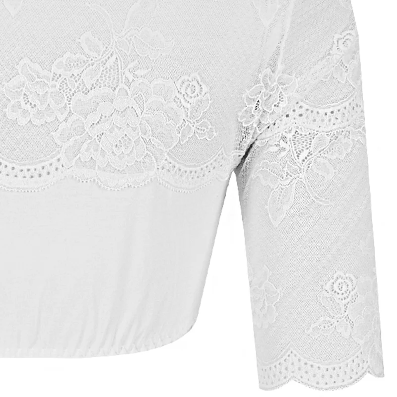 Nina von C. Spitzen Dirndlbluse "Liosa" 16464718 | Weiß