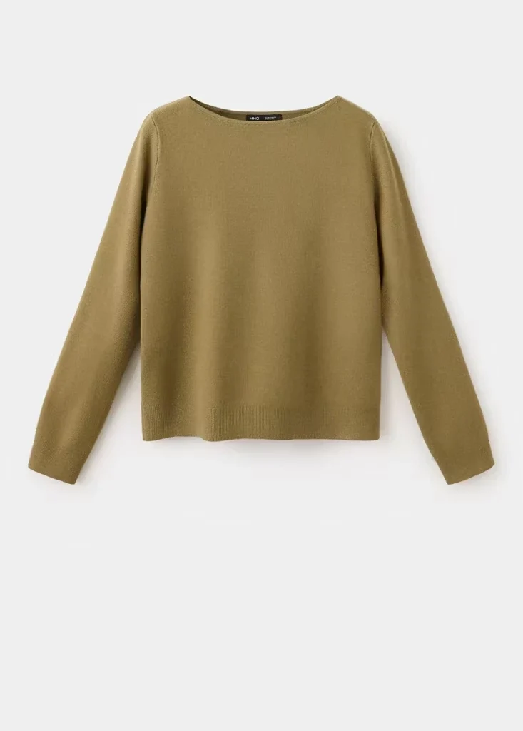 XEMENEIA Feinstrickpullover mit Bateau-Ausschnitt