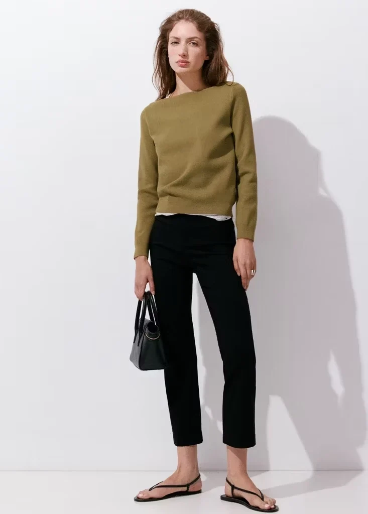 XEMENEIA Feinstrickpullover mit Bateau-Ausschnitt