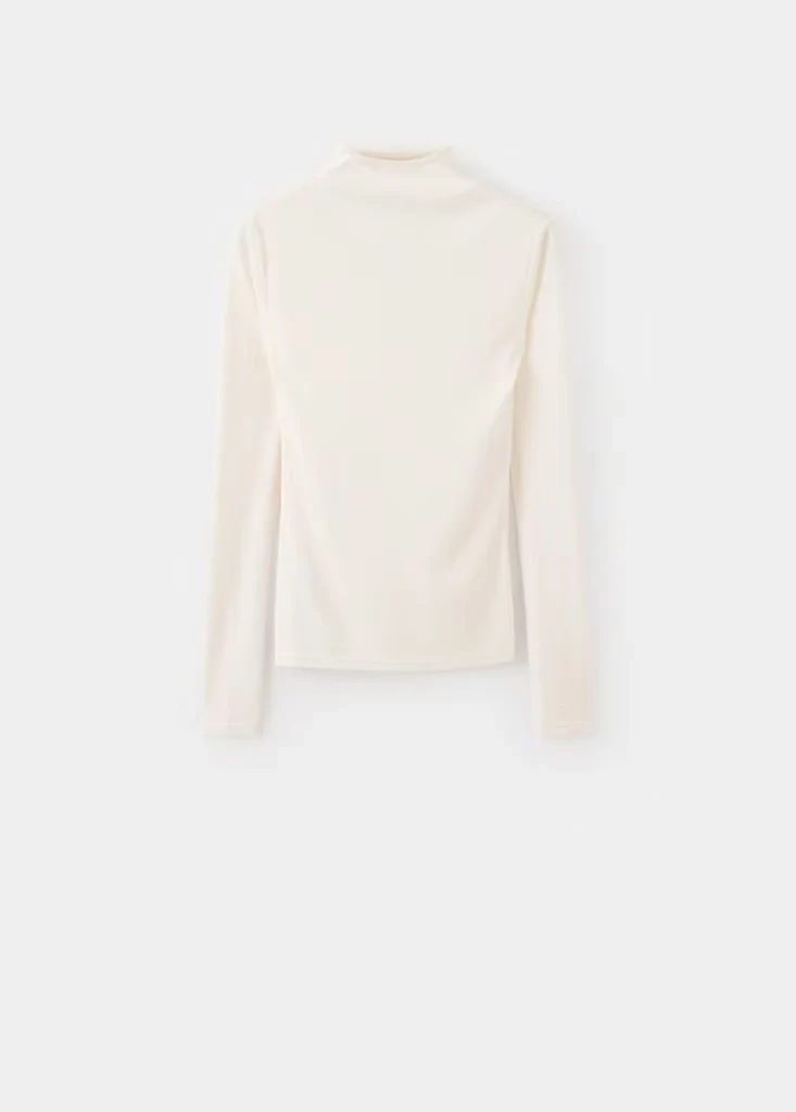 DANTEL Langarmshirt mit Stehkragen
